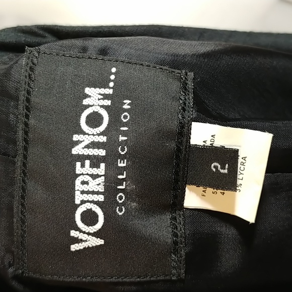 Votre Nom linen blazer black size 2 - Picture 6 of 8